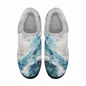 Men Liquid Language Cotton Slippers