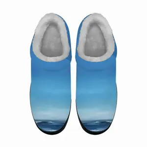 Men Blue Vista Cotton Slippers