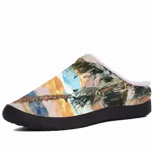 Men Paradise Palms Cotton Slippers