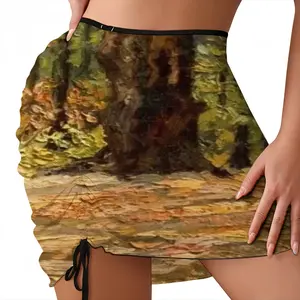 Famous Forest Trail Impasto Beach Skirt