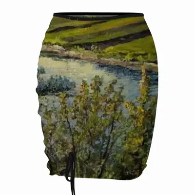 Country Landscape Realism Beach Skirt