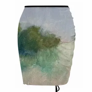 Countryside Impressionist Landscape Beach Skirt