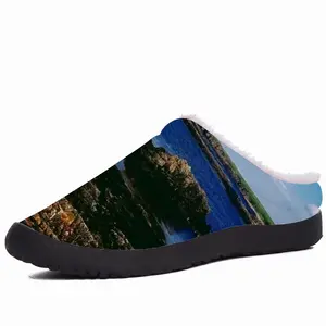 Men Coastal View Fom Staxigoe Cotton Slippers