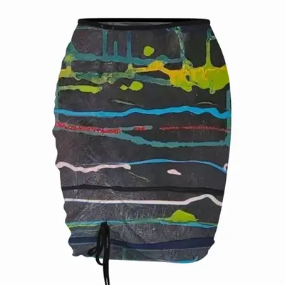 Horizontal Drip Beach Skirt