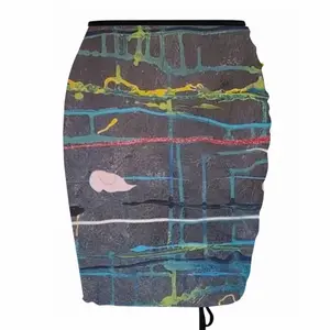 Horizontal Drip Beach Skirt