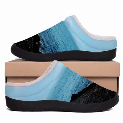 Men Sea Wall From Thurso Bay Cotton Slippers