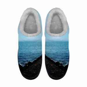 Men Sea Wall From Thurso Bay Cotton Slippers