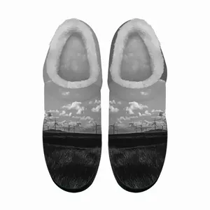 Men Far North Wind Turbine Cotton Slippers