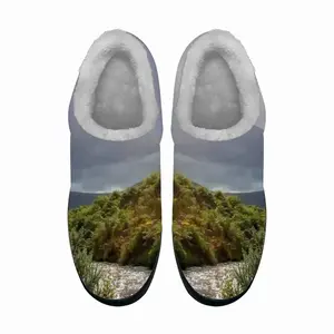 Men A Wintery Kildonan Burn Cotton Slippers