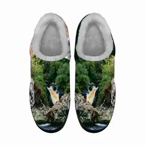 Men Gold Country Cotton Slippers