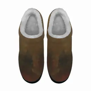 Men Blurred Fruit Cotton Slippers