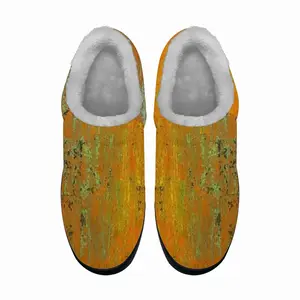 Men Orange Peel Cotton Slippers