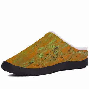 Men Orange Peel Cotton Slippers