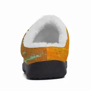 Men Orange Peel Cotton Slippers