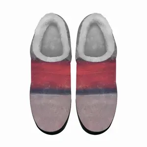 Men Red Divide Cotton Slippers