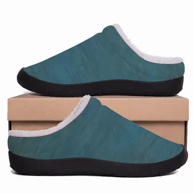 Men Aqua Blue Cotton Slippers