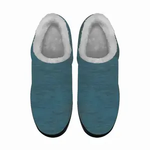 Men Aqua Blue Cotton Slippers