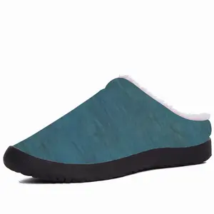 Men Aqua Blue Cotton Slippers