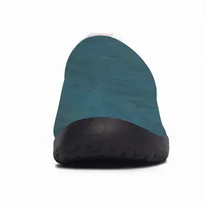 Men Aqua Blue Cotton Slippers