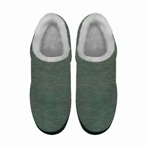 Men Weathered Teal Cotton Slippers