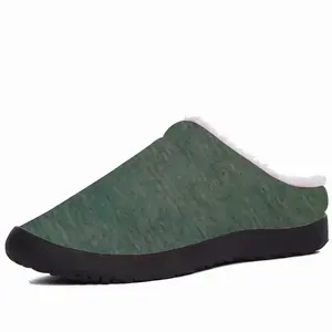 Men Weathered Teal Cotton Slippers