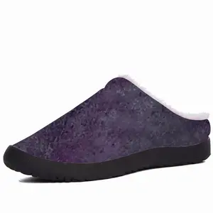 Men Purple Illusion Cotton Slippers