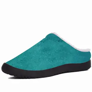 Men Caribbean Blue Cotton Slippers