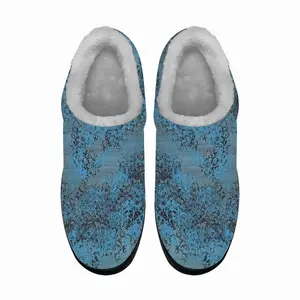 Men Design In Blue Cotton Slippers