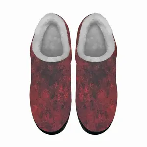 Men Burst Of Red Cotton Slippers