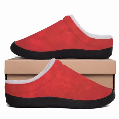 Men Statement In Red Cotton Slippers