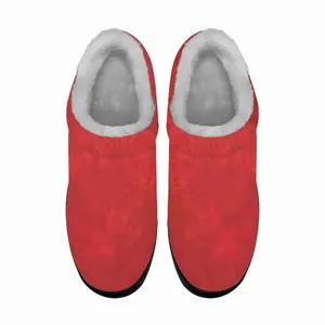 Men Statement In Red Cotton Slippers