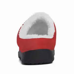 Men Statement In Red Cotton Slippers