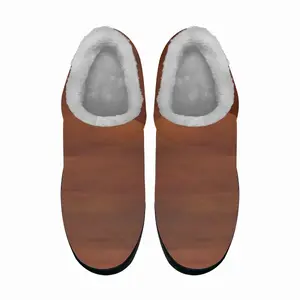 Men Rosewood Cotton Slippers