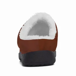 Men Rosewood Cotton Slippers