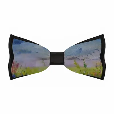 Field In Summer Twilight Men's Bow Tie