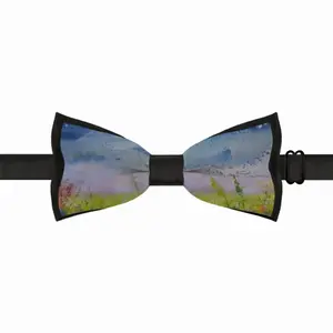 Field In Summer Twilight Men's Bow Tie