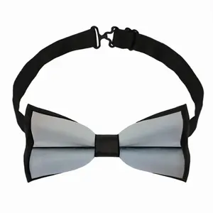 Charcoal White No 1 Series 4 Men's Bow Tie