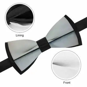 Charcoal White No 1 Series 4 Men's Bow Tie