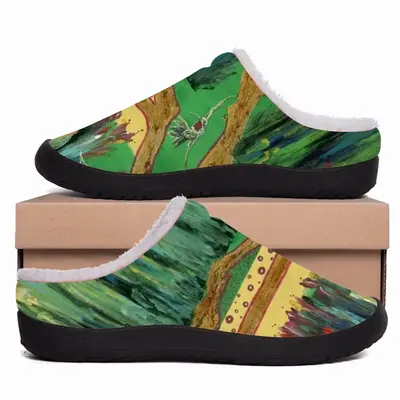 Men Hummingbird’S Paradise Cotton Slippers