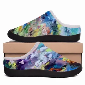 Men Mad Meadow Abstract Cotton Slippers