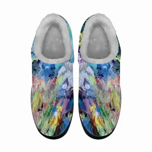 Men Mad Meadow Abstract Cotton Slippers