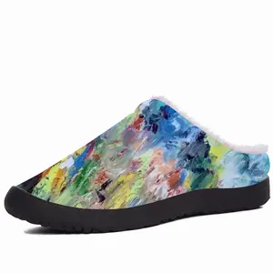 Men Mad Meadow Abstract Cotton Slippers