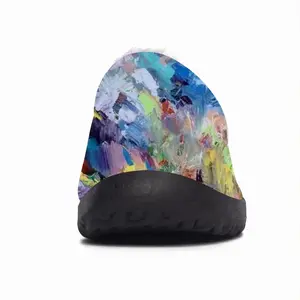 Men Mad Meadow Abstract Cotton Slippers