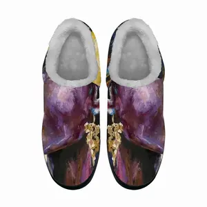 Men “Violet Arabica” Cotton Slippers