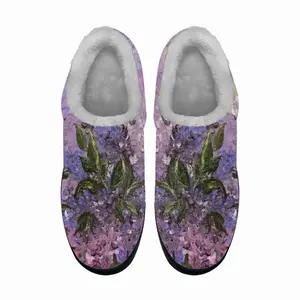 Men Lilac Cotton Slippers