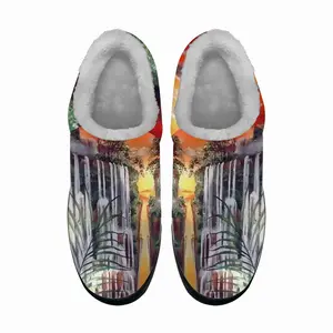 Men Beautiful Sunsets Cotton Slippers