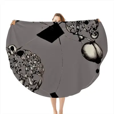 Space 8 Flannel Blanket (Round)