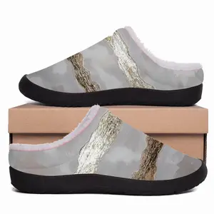 Men Gold Waves Cotton Slippers