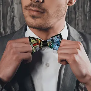 Two-Faced Demon Men's Bow Tie