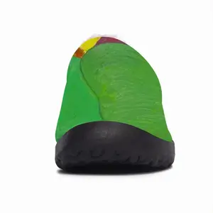 Men Green Woman Cotton Slippers